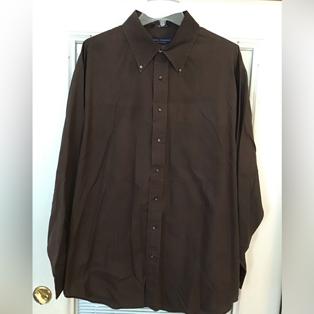 Daniel Cremieux Button-down Brown Dress Shirt